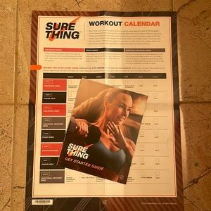 3/$20 Sure Thing Workout Calendar & Get Started Guide